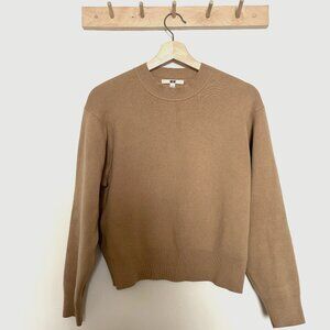 Tan Uniqlo Crewneck Sweater